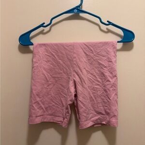 wonder nation Pink Cotton Stretch Bike Shorts